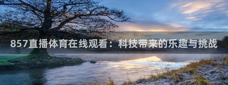 857直播体育在线观看：科技带来的乐趣与挑战